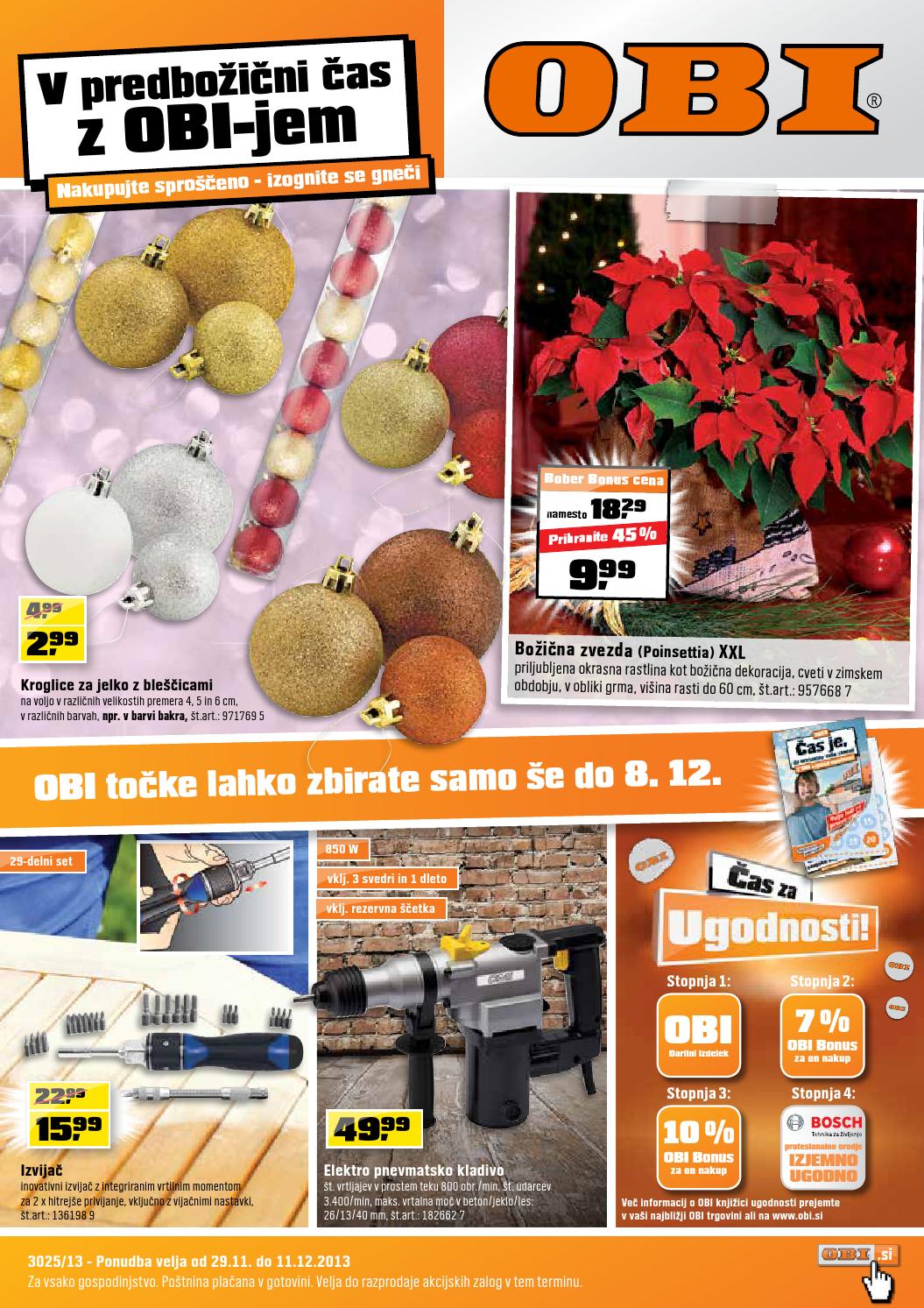 Obi katalog do 11 12 2013 by Vsikatalogi.si - Issuu