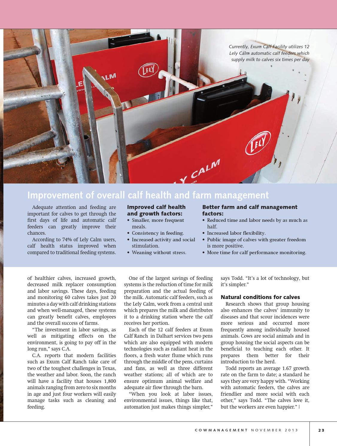 Cowmanagement Us November 2013 By Crv Uitgeverij Crv Publishers