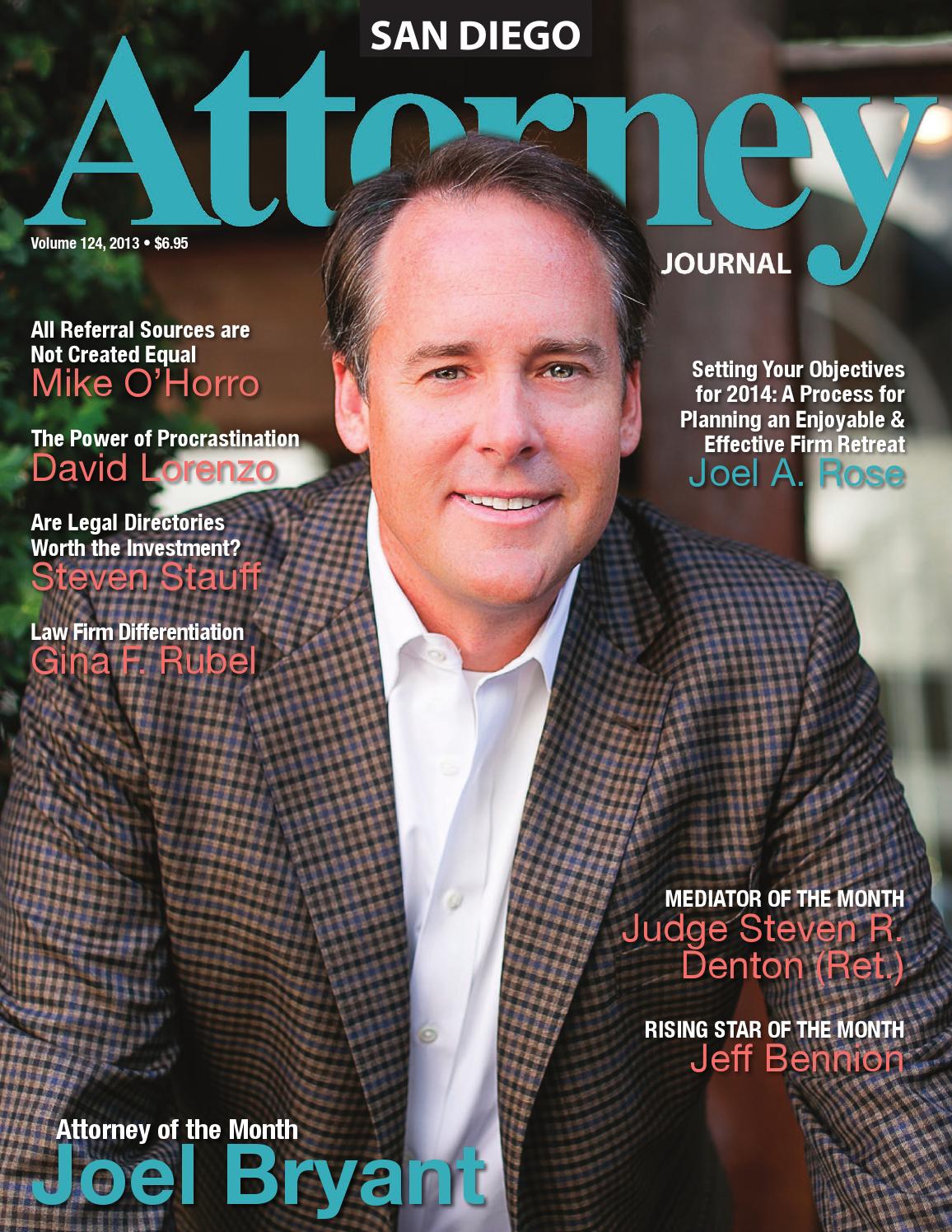 Attorney Journal, San Diego, Volume 124 by Attorney Journals Issuu