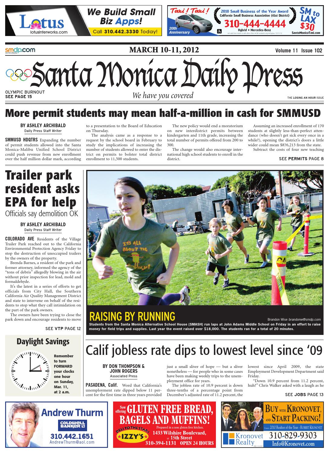 Santa Monica Daily Press, March 10, 2012 by Santa Monica Daily Press