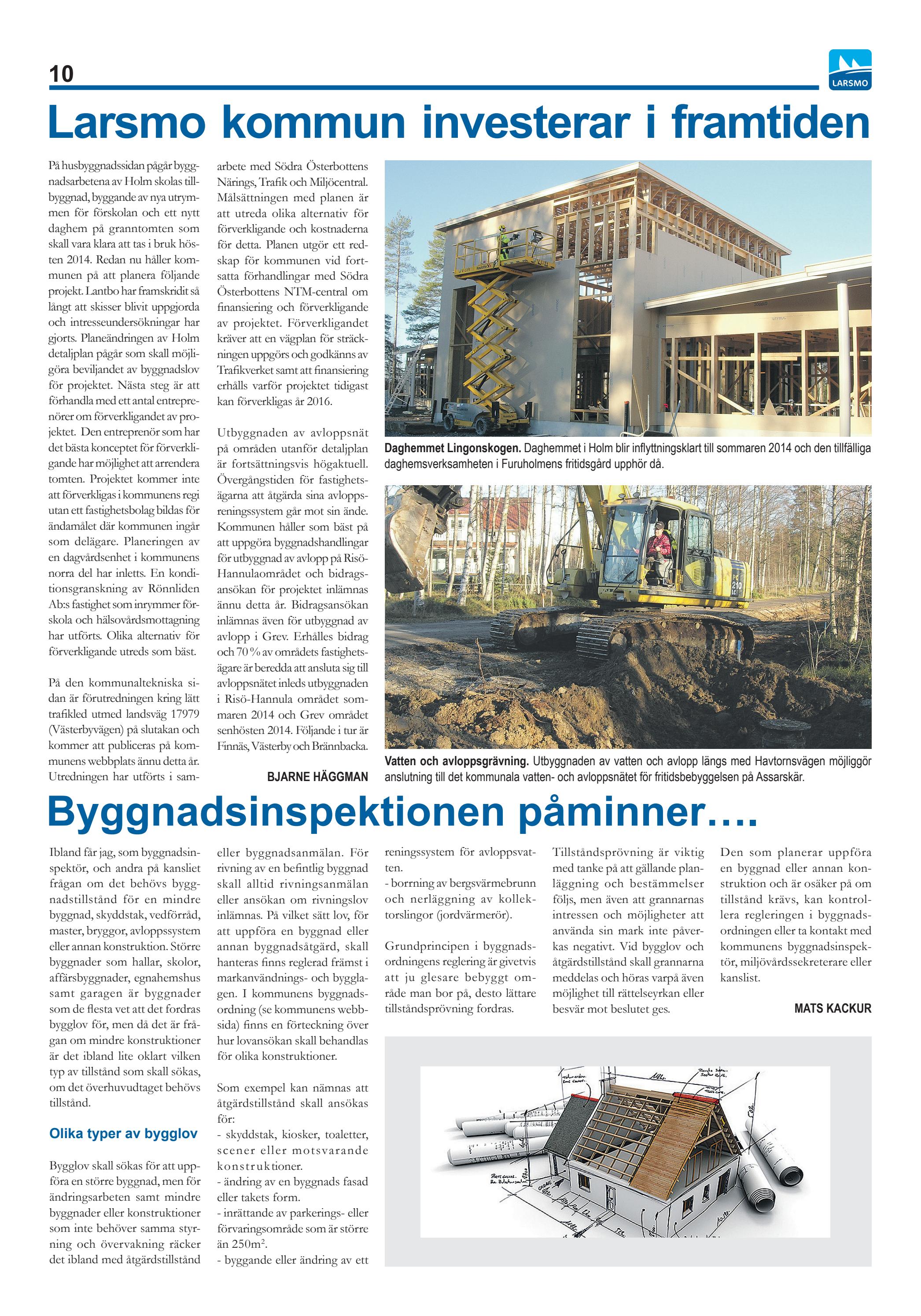 Larsmo kommuntidning by Larsmo kommun - Issuu