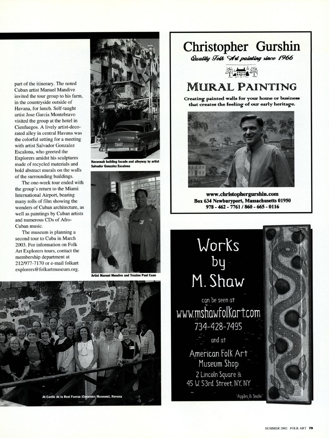 Folk Art Summer 2002 By American Folk Art Museum Issuu