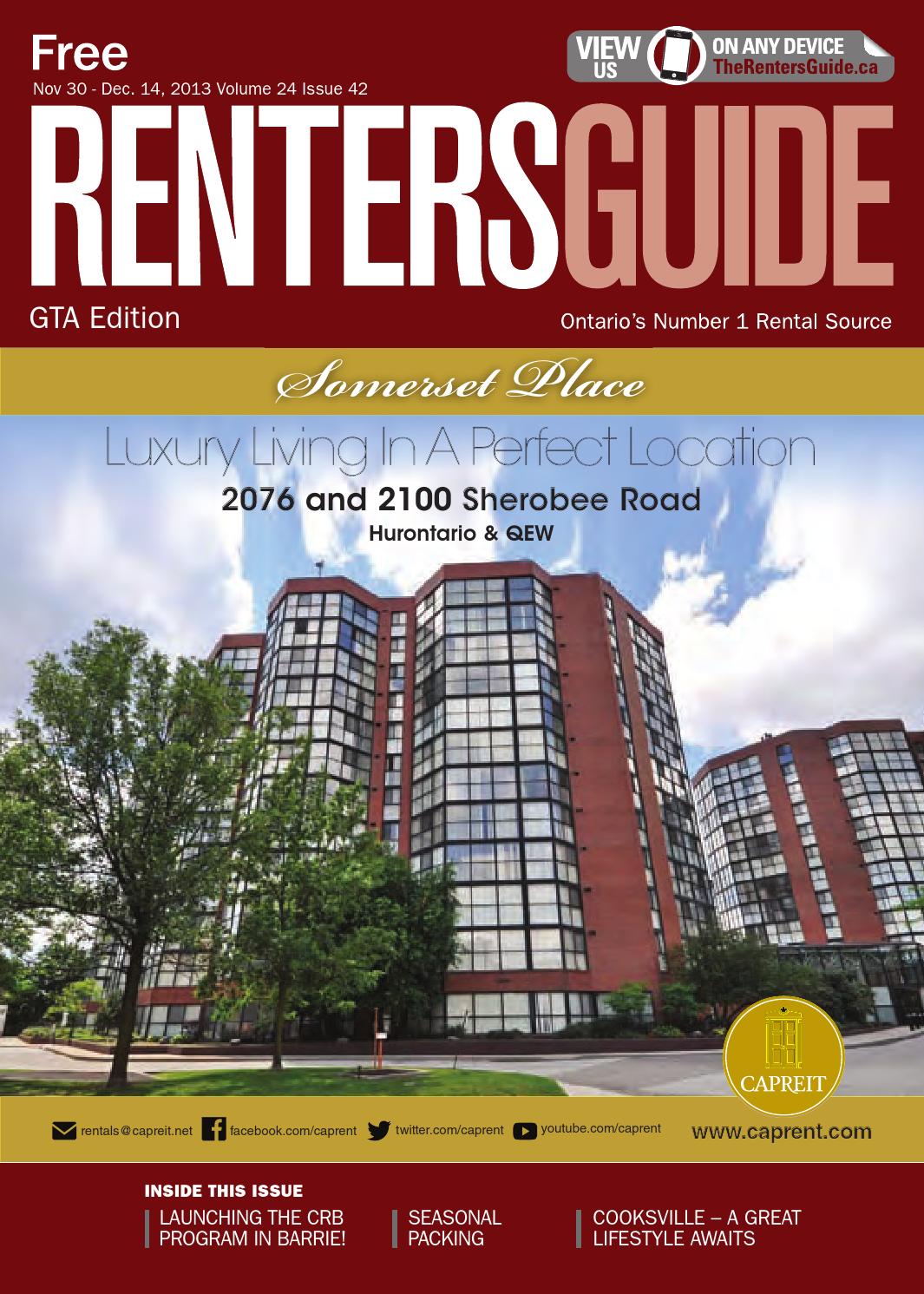 Gta Renters Guide 30 Nov 13 By Nexthome Issuu