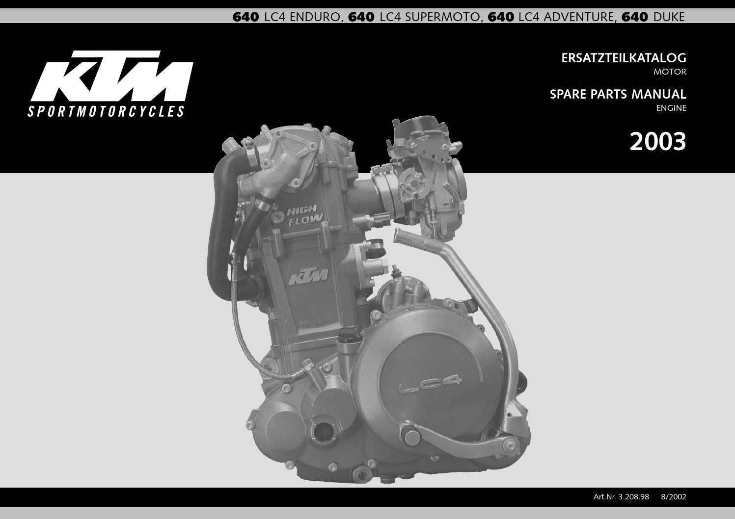 2003 640 LC4 ENGINE by Commonwealth Motorcycles - Issuu