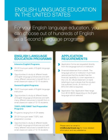 A 指南 TO U.S. HIGHER EDUCATION 2014 第 12 页