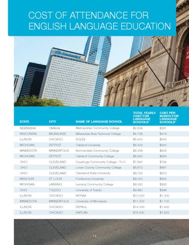 A 指南 TO U.S. HIGHER EDUCATION 2014 第 14 页
