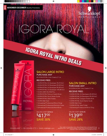 November December 2013 家具目录 for Salon Professionals 第 7 页