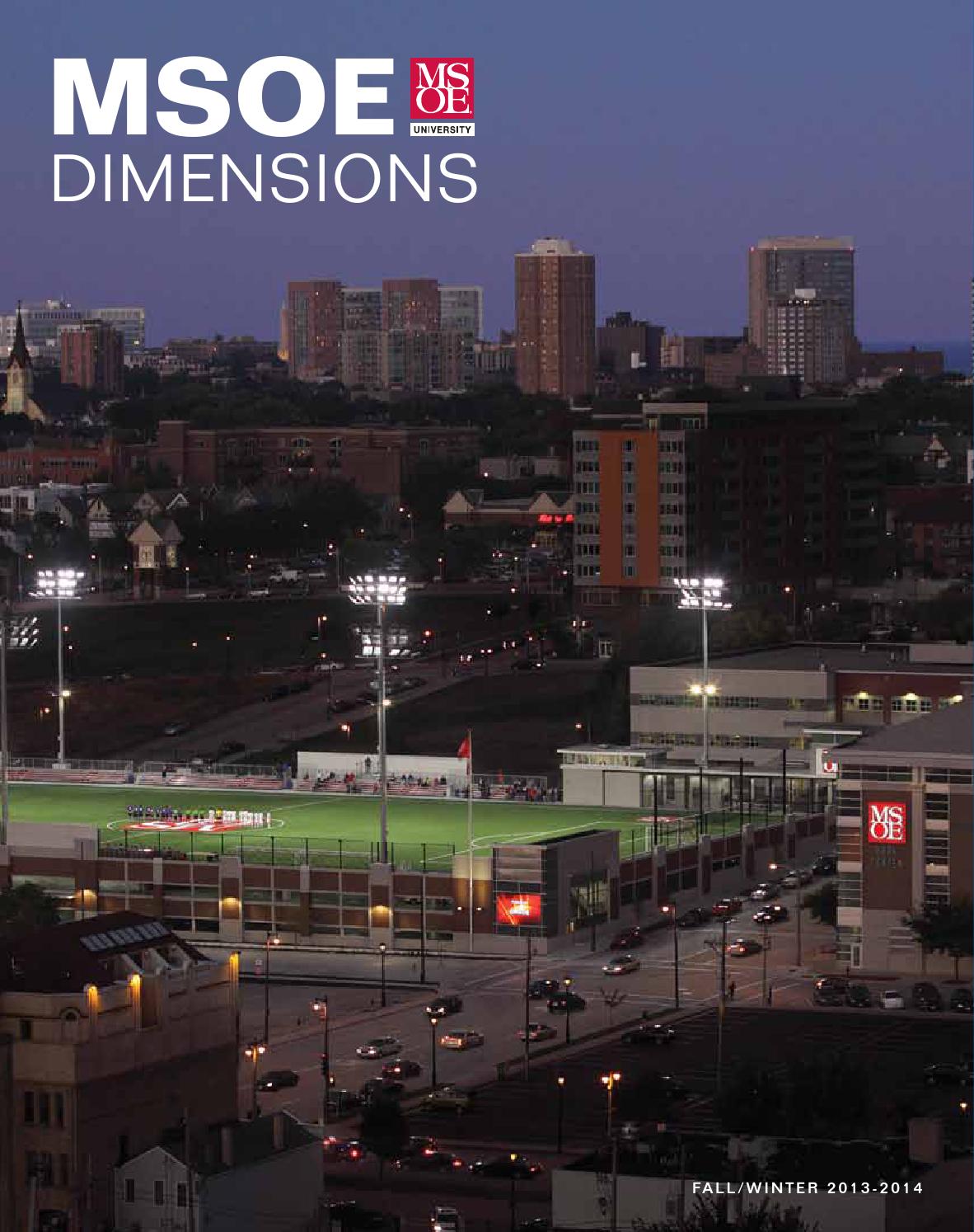 MSOE Dimensions Fall/Winter 20132014 by Milwaukee School of