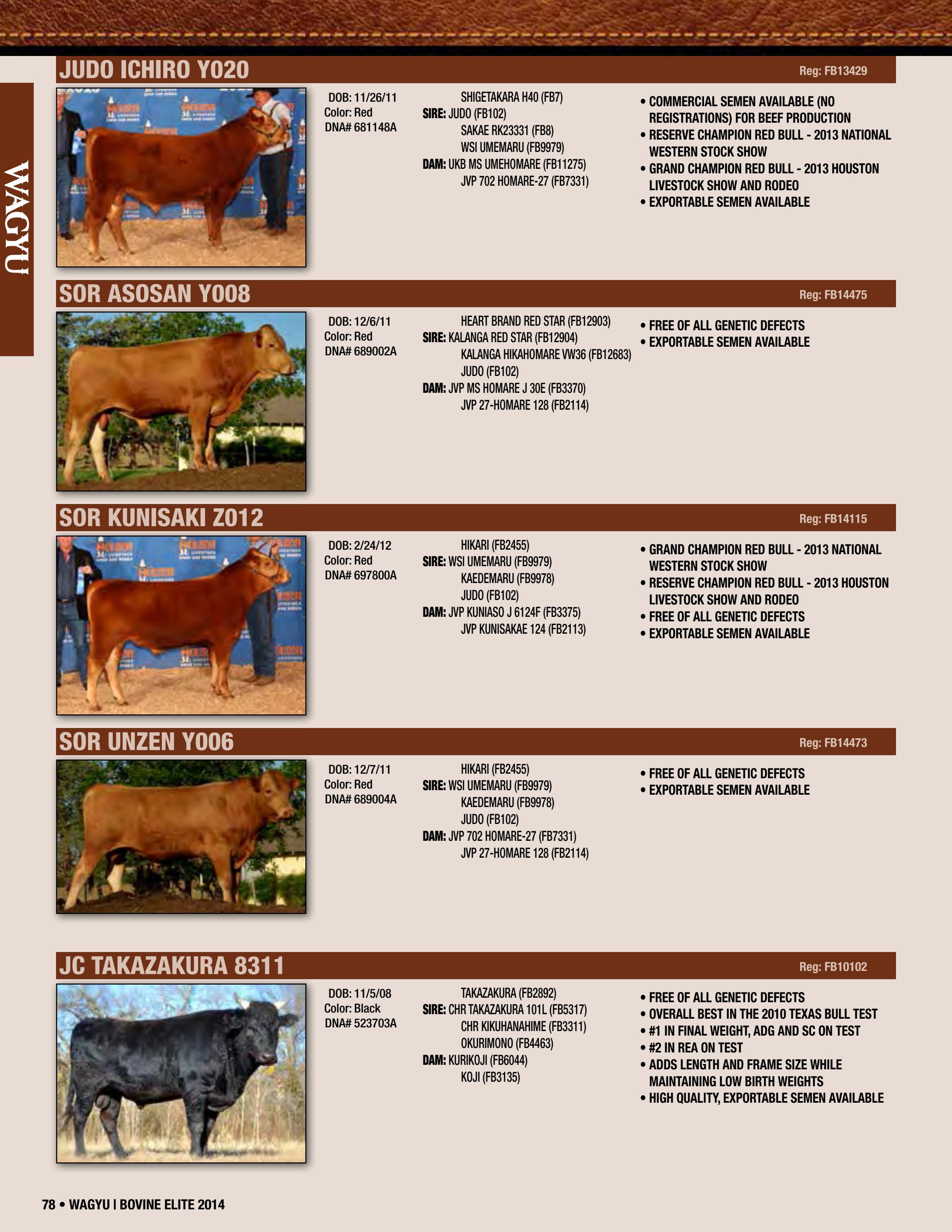 2014 Bovine Elite Semen Catalog by Cattle In Motion, LLC Issuu