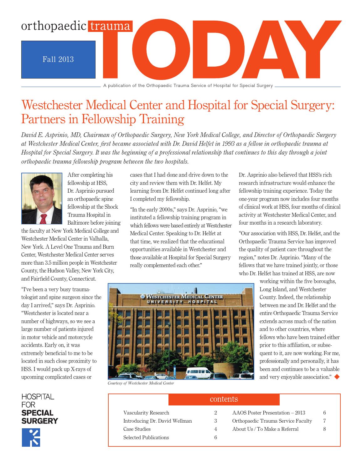 HSS Orthopedic Trauma Today by Hospital for Special Surgery Issuu