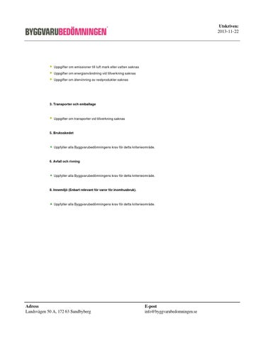 Byggvarubedömningen OLD 第 24 页