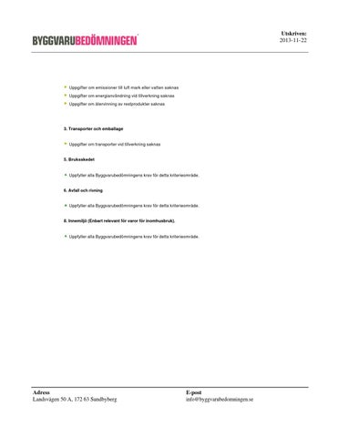 Byggvarubedömningen 第 14 页