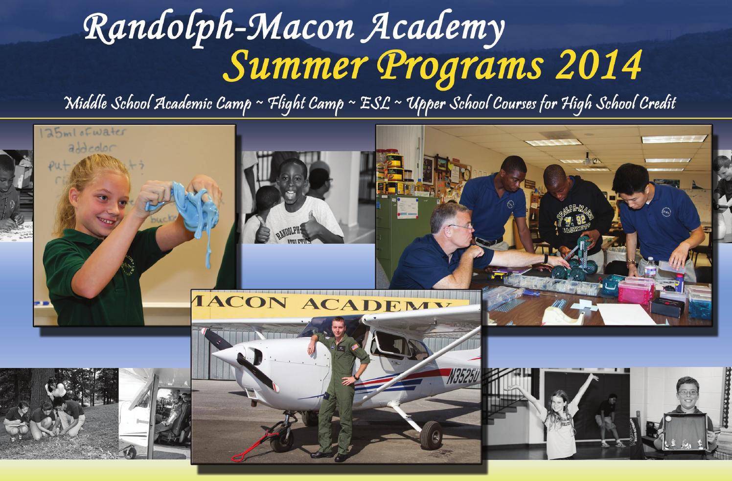 2014 RandolphMacon Academy Summer Programs by RandolphMacon Academy