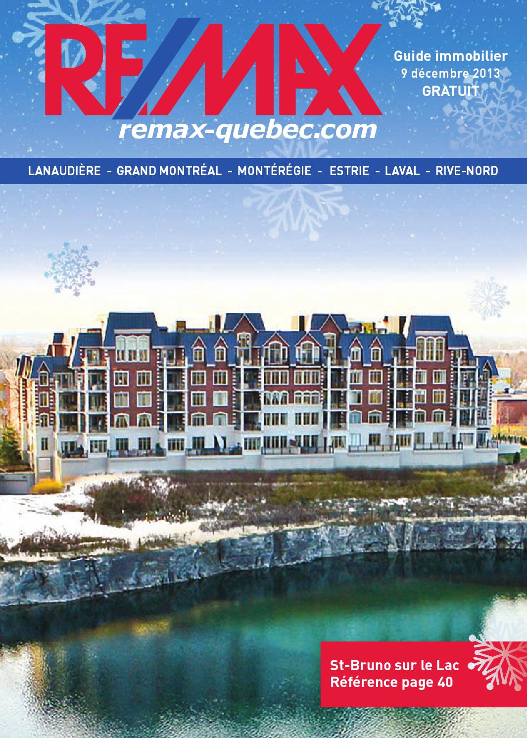 QUEBEC Remax Montreal 09 Dec., 2013 by NextHome Issuu