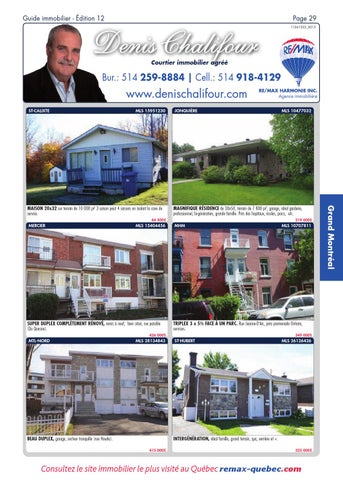 QUEBEC - Remax Montreal - 09 Dec., 2013 by NextHome - Issuu