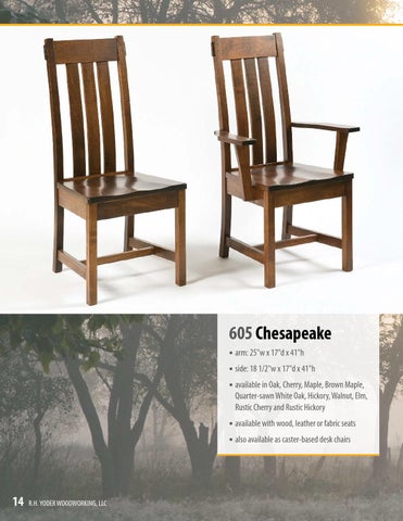 RH Yoder 2012 家具目录 / E & G Amish Furniture 第 14 页