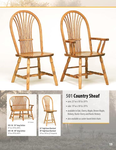RH Yoder 2012 家具目录 / E & G Amish Furniture 第 19 页