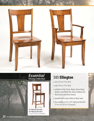 RH Yoder 2012 家具目录 / E & G Amish Furniture 第 22 页