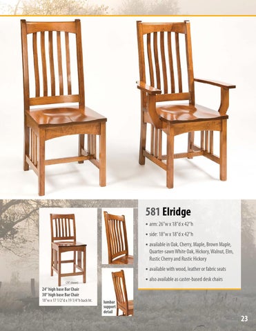 RH Yoder 2012 家具目录 / E & G Amish Furniture 第 23 页