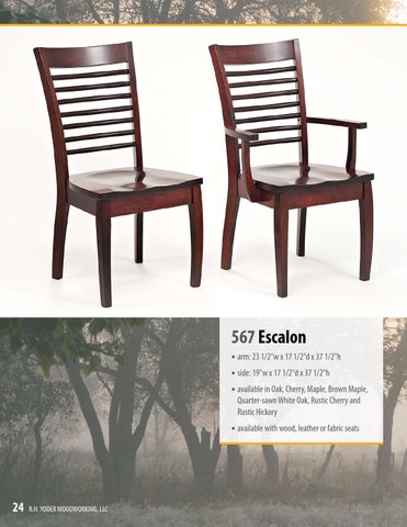 RH Yoder 2012 家具目录 / E & G Amish Furniture 第 24 页