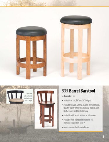 RH Yoder 2012 家具目录 / E & G Amish Furniture 第 5 页