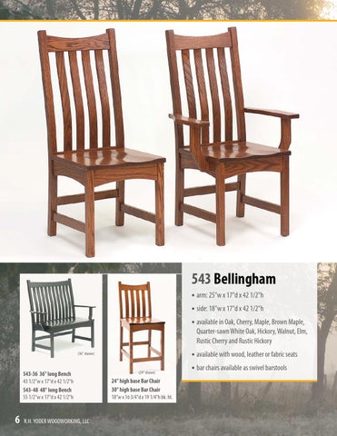 RH Yoder 2012 家具目录 / E & G Amish Furniture 第 6 页