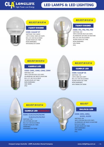 CLA LED 小册 第 5 页