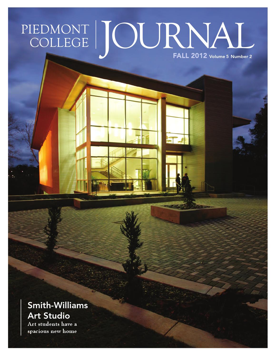 Piedmont Journal Fall 2012 by Piedmont University Issuu