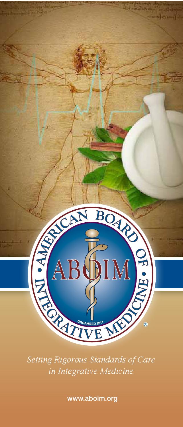 American Board of Integrative Medicine by American Board of Physician