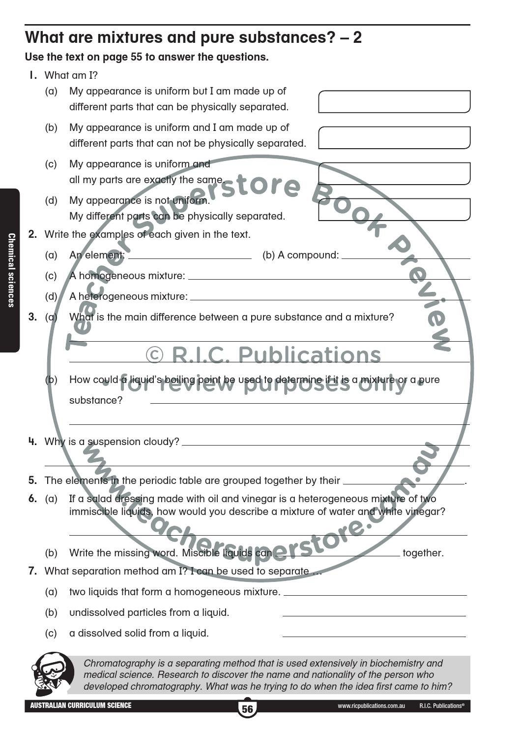 australian curriculum science year 7 ages 11 by teacher superstore