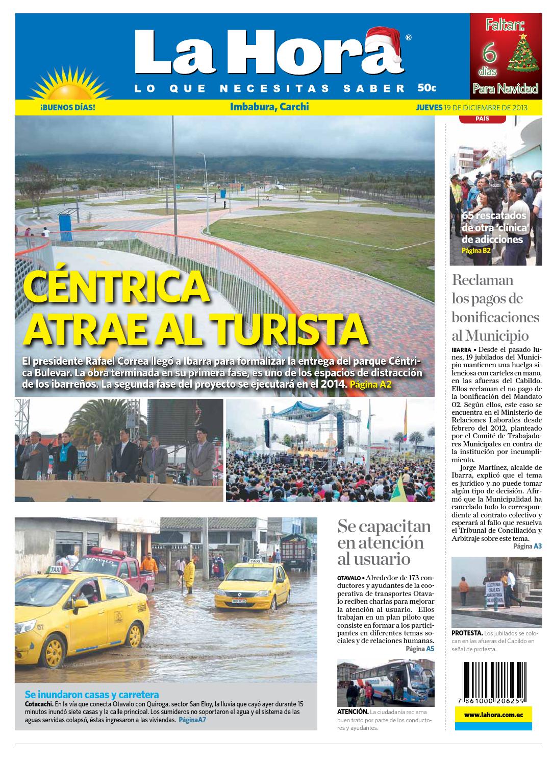 La Hora Imbabura 19 Diciembre 2013 By LA HORA Ecuador Issuu