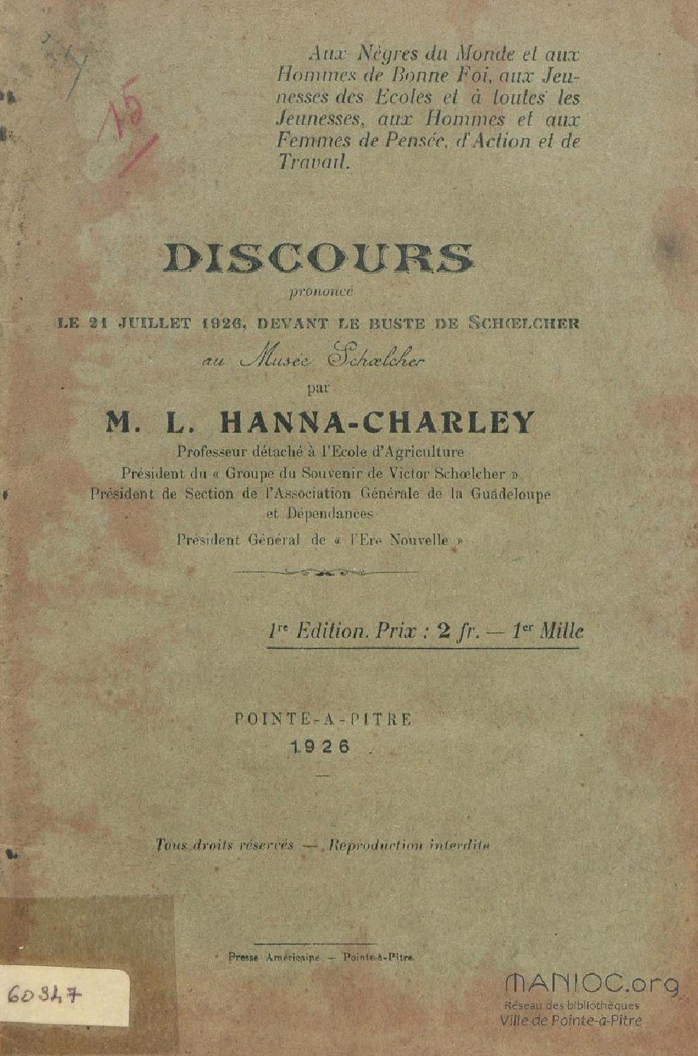 Discours Prononce Le 21 Juillet 1926 Devant Le Buste De Victor Schoelcher Au Musee Schoelcher By Bibliotheque Numerique Manioc Scd Universite Antilles Issuu Discours Prononce Le 21 Juillet 1926 Devant Le Buste De Victor Schoelcher Au Musee Schoelcher By Bibliotheque Numerique Manioc Scd Universite Antilles Issuu