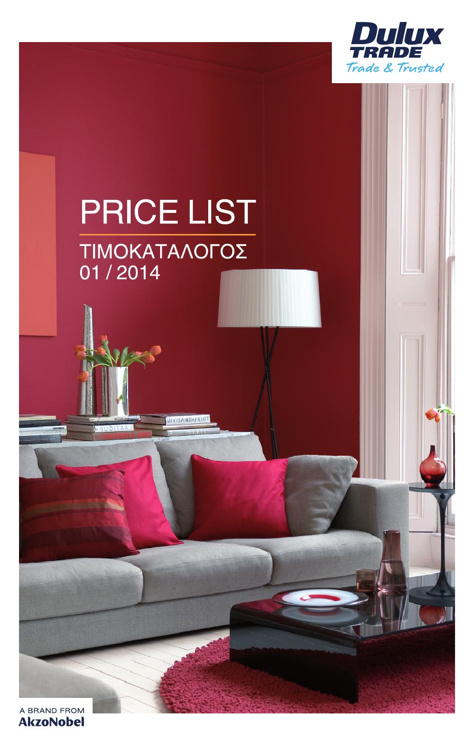 DULUX TRADE pricelist by Vivechrom Issuu