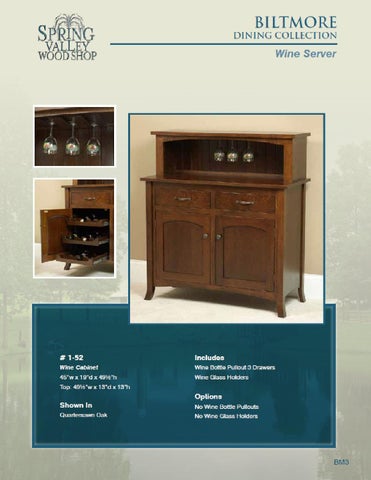 E & G Amish Furniture 2012 春季 Valley 家具目录 / Hutches / 第 23 页