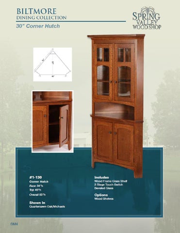 E & G Amish Furniture 2012 春季 Valley 家具目录 / Hutches / 第 24 页