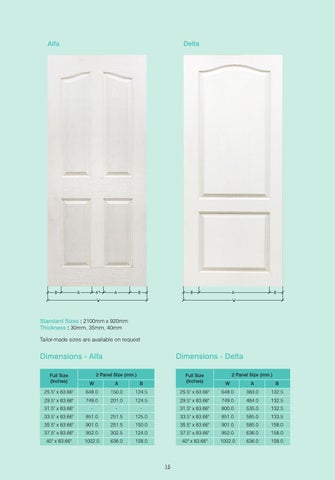 Durian Industries Ltd Durian Door 家具目录 第 15 页