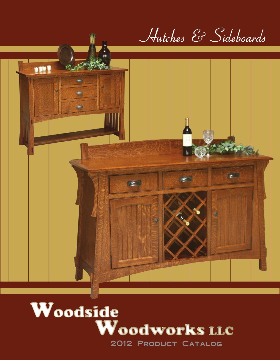 2012 Woodside Woodworks Catalog / Hutches and Buffets / E & G Amish