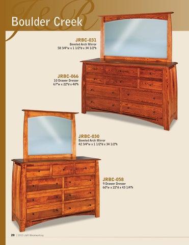 E & G Amish Furniture 2013 J × R Woodworking 家具目录 / Bedrooms / 第 20 页