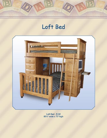 E & G Amish Furniture 2013 J. Miller Woodworking 目录 / Childrens 家具 / 第 7 页