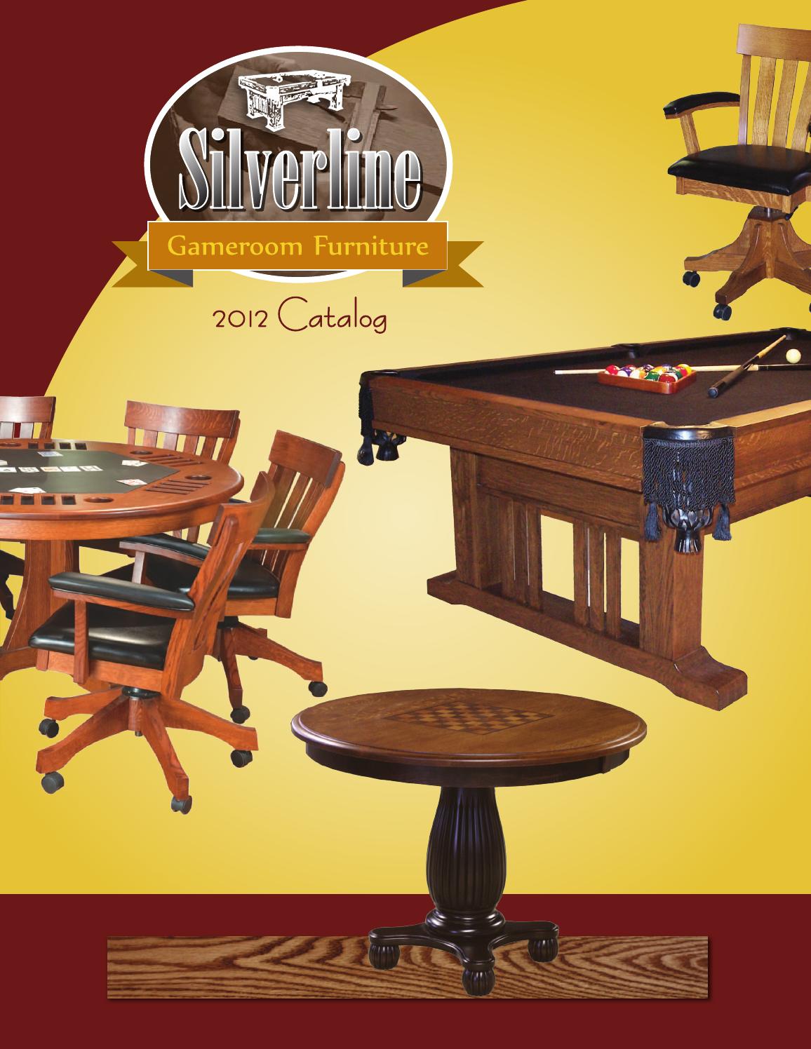 2012 Silverline Catalog / Game Room / E & G Amish Furniture by E & G