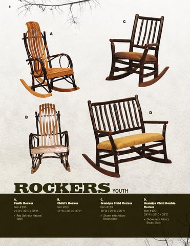 E & G Amish Furniture 2013 Hilltop Hickory 目录 / 乡村 Hickory 家具 / 第 8 页