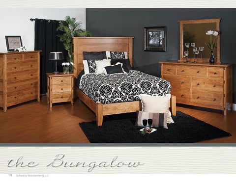 E & G Amish Furniture 2012 - 2013 Schwartz Woodworking 家具目录 / Bedrooms / 第 14 页