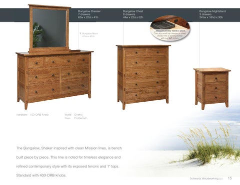 E & G Amish Furniture 2012 - 2013 Schwartz Woodworking 家具目录 / Bedrooms / 第 15 页