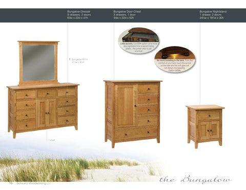 E & G Amish Furniture 2012 - 2013 Schwartz Woodworking 家具目录 / Bedrooms / 第 16 页