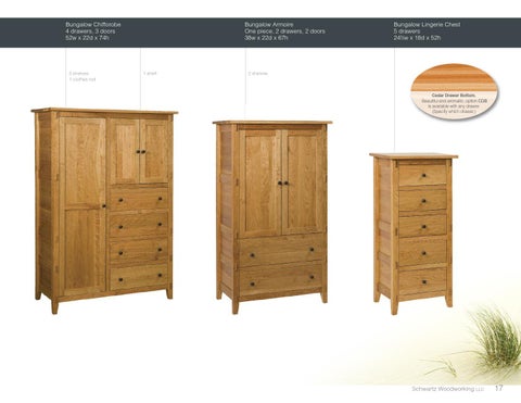 E & G Amish Furniture 2012 - 2013 Schwartz Woodworking 家具目录 / Bedrooms / 第 17 页