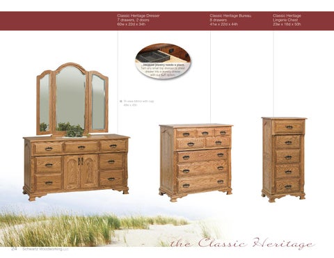 E & G Amish Furniture 2012 - 2013 Schwartz Woodworking 家具目录 / Bedrooms / 第 24 页