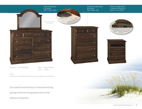 E & G Amish Furniture 2012 - 2013 Schwartz Woodworking 家具目录 / Bedrooms / 第 5 页