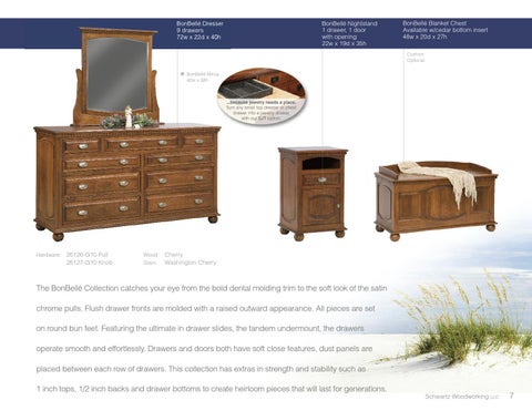 E & G Amish Furniture 2012 - 2013 Schwartz Woodworking 家具目录 / Bedrooms / 第 7 页
