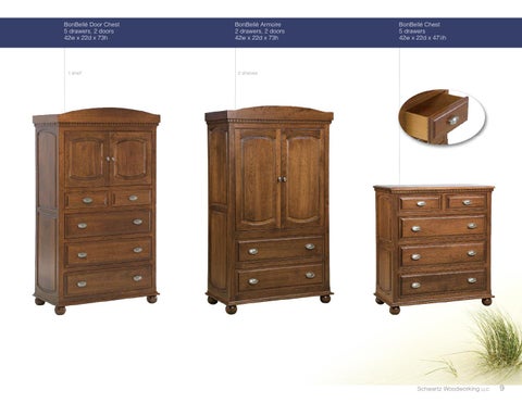 E & G Amish Furniture 2012 - 2013 Schwartz Woodworking 家具目录 / Bedrooms / 第 9 页