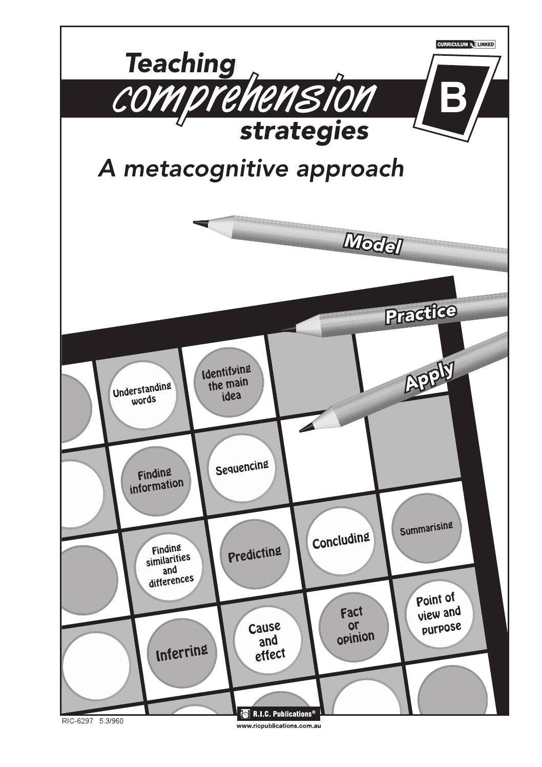 Teaching Comprehension Strategies: Book B - Ages 6-7 by Teacher ...